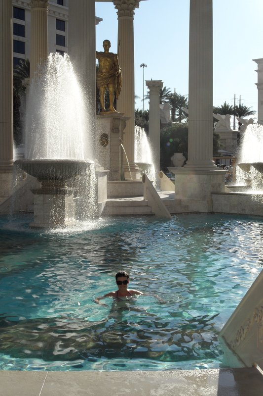 Caesars palace pool