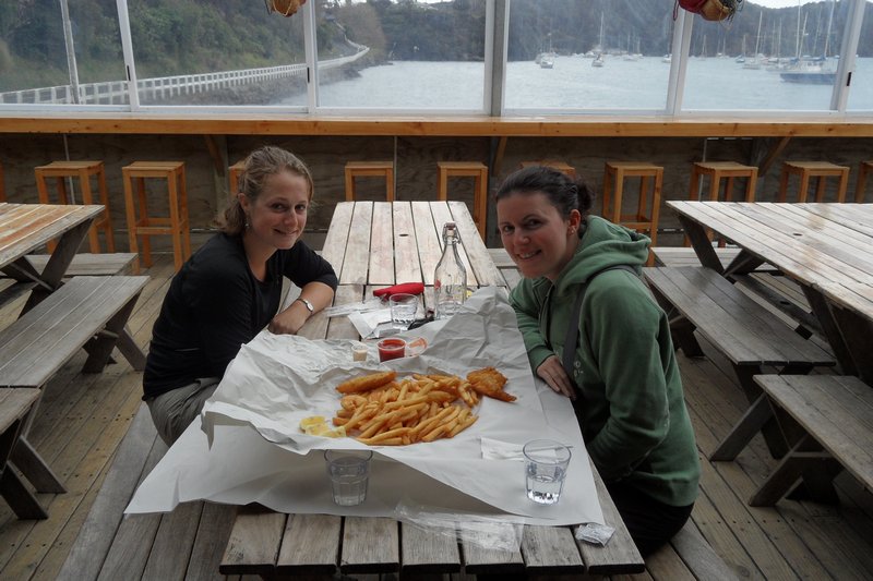 World famous fish n chips with Katherine