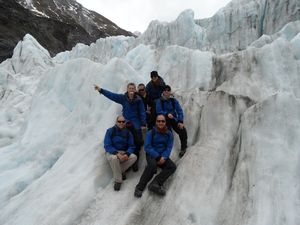 my gang on the glacier