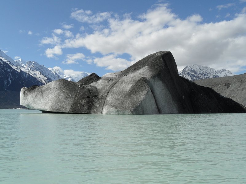 Iceberg in the glacier lake