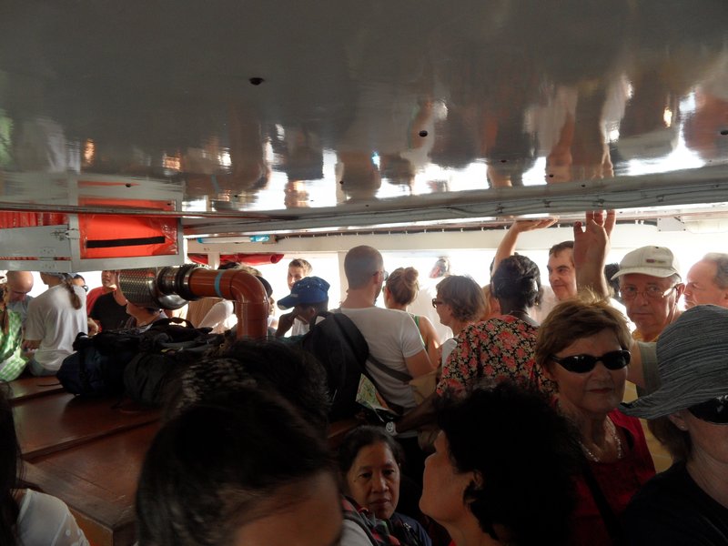the packed out ferry