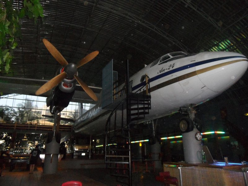The airplane in the club