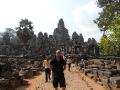 in front of the Bayon temple