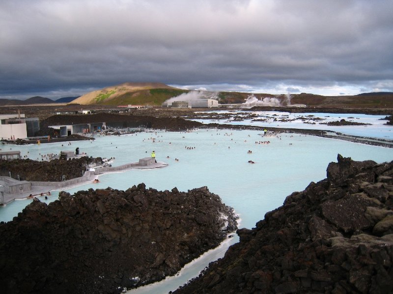 View of Blue Lagoon from the top