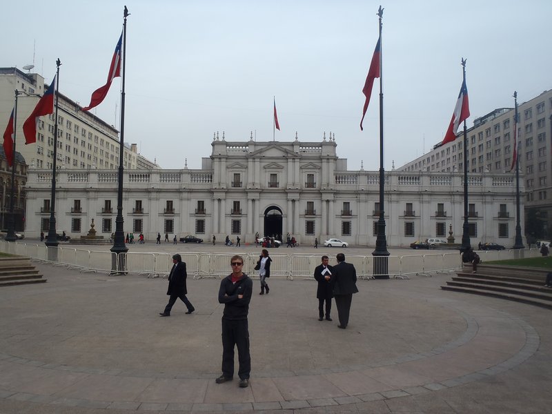 The Presidential Palace in Santiago