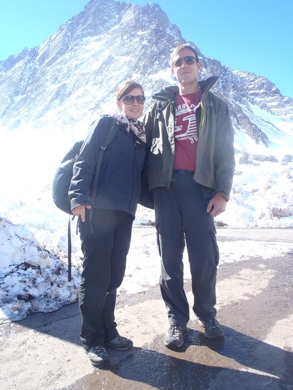 At the top of the Andes Pass