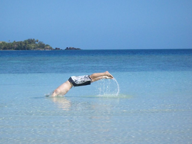 Making a splash in Fiji