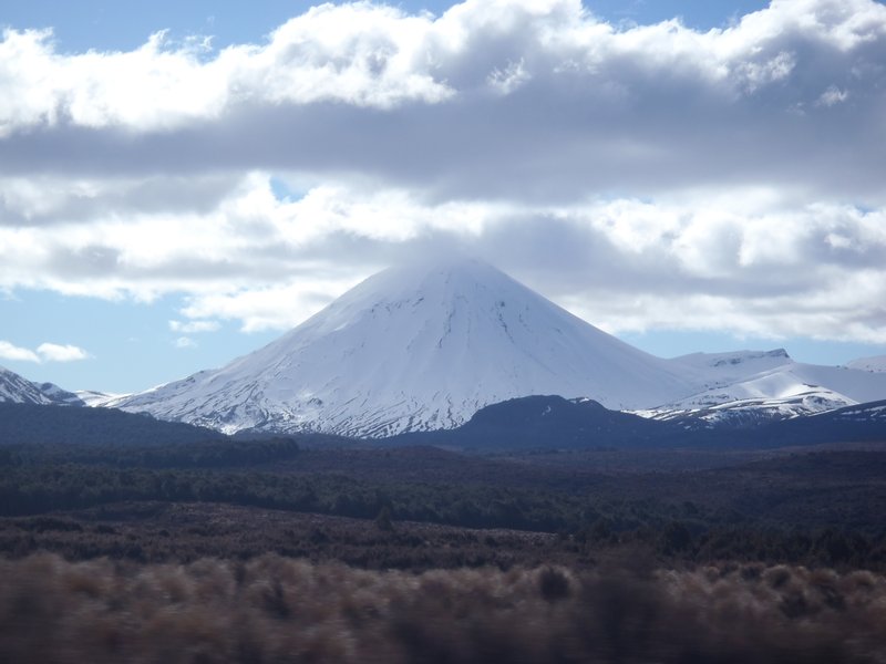 A Snow covered Mount Doom