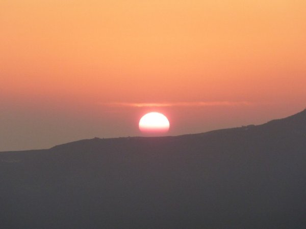 Sensational Santorini Sunset