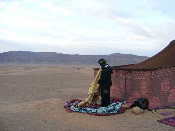 Camping out in the desert