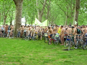 Nudists on Bikes