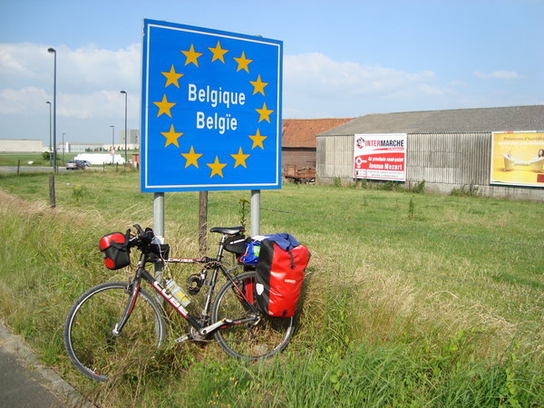 Entering Belgium