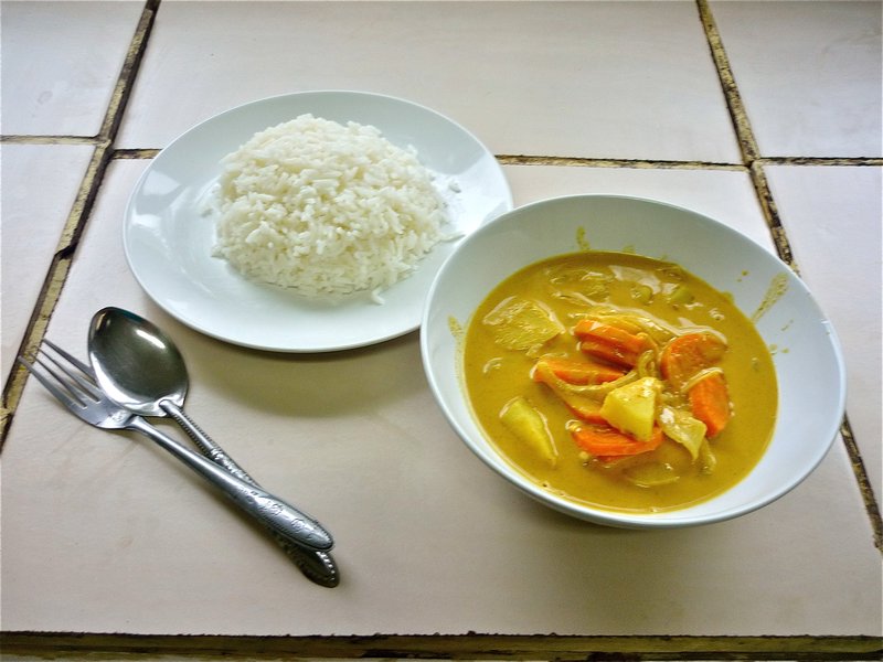My first yellow curry