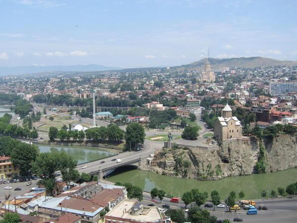 Tbilisi fra byborgen