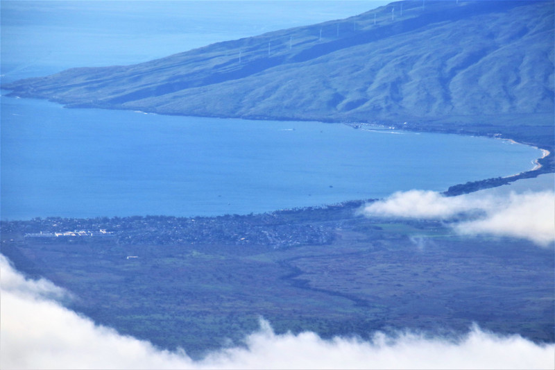 View from halfway up Haleakala