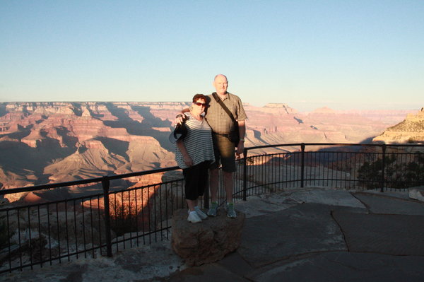 Bruce and Joy on South Rim of GC