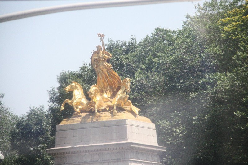 Columbus Circle at the South end of Central Park