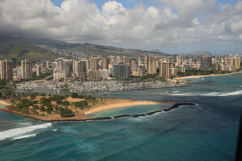 Waikiki from the air