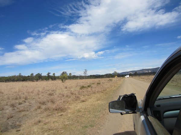 Road into Carnarvon - there were multiple creek crossings!