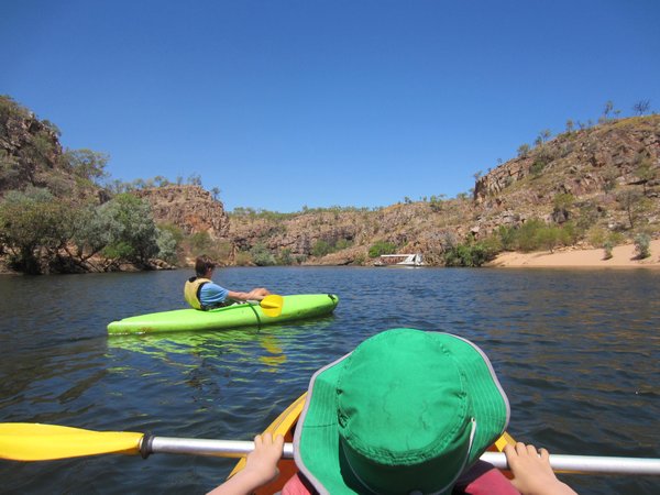 And Katherine Gorge from the canoes.
