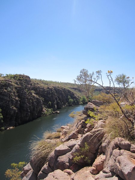 Katherine Gorge from the lookout.