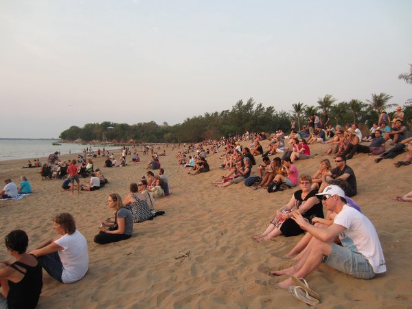 Crowds at Mindil Beach