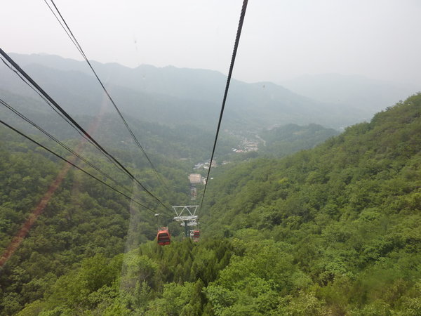 In the cable car