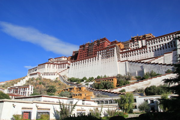Pottala Palace in Lhasa