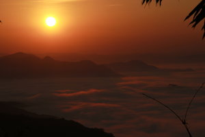 Sunrise in Luang Namtha - Northern Laos