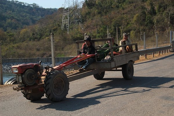 Typical truck - Central Laos