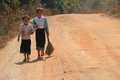 Home from school - Central Laos