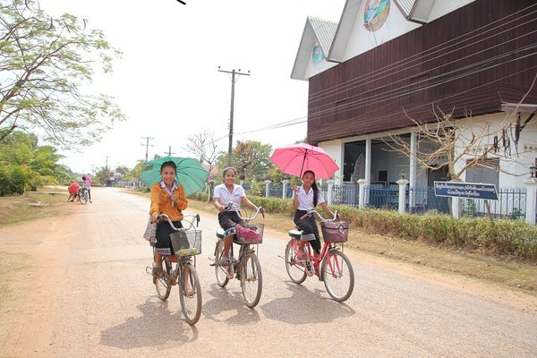 Bikers in Champasak - Laos