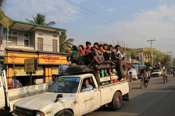 Local transport - Mandalay - Burma