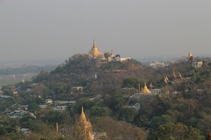 View from Sagain hill - Burma