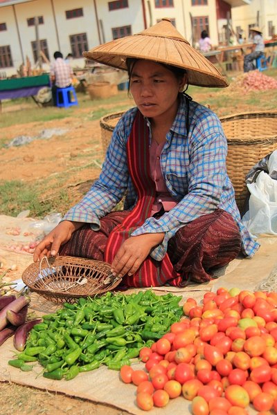 Market - Inle Lake - Burma