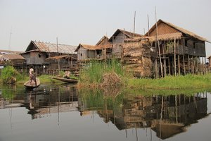 Village on the Inle Lake - Burma