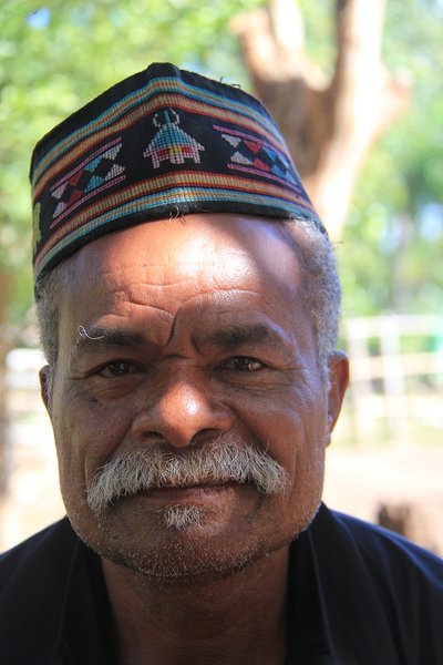Older chief of Deturia - Flores - Indonesia