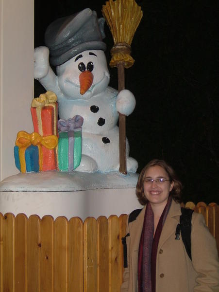 Me with Snowman