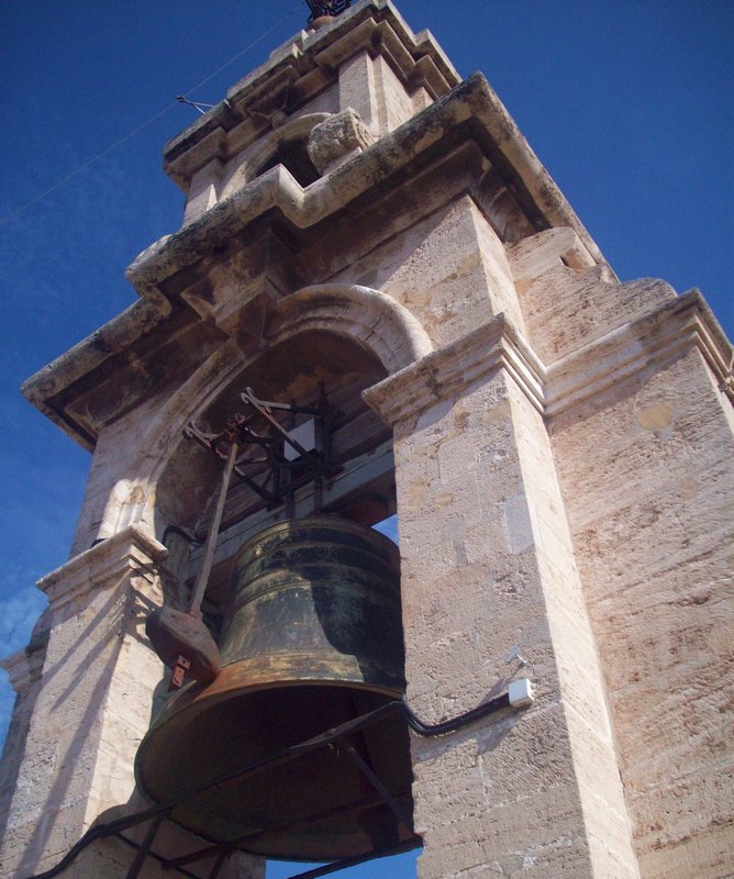 huge bell on the belltower