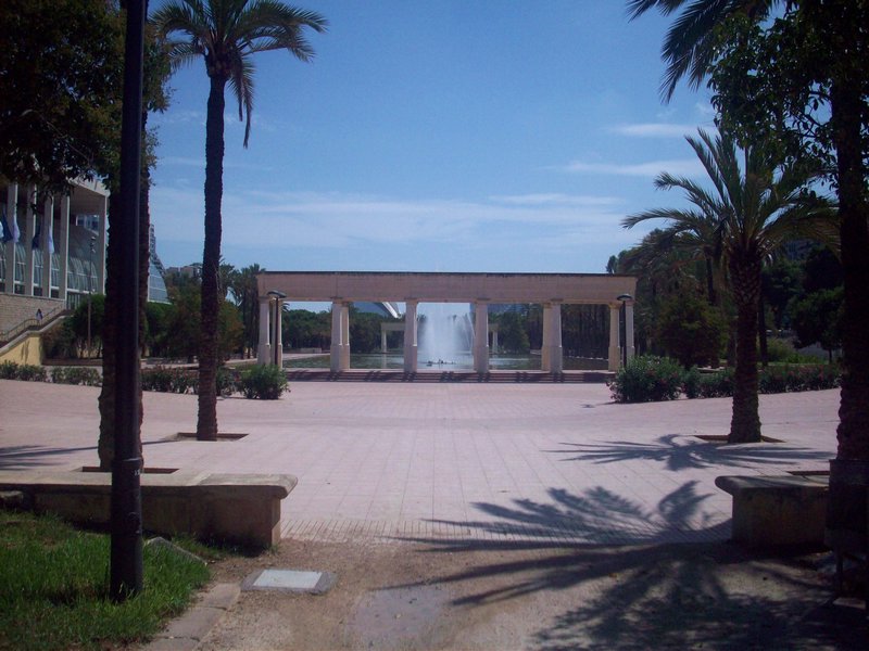 Fountains in Riverbed Park