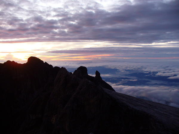 Sunrise from Mt Kinabalu