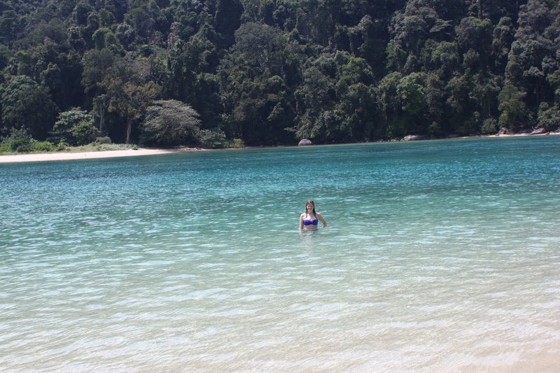 Steph in awe of the beautiful Surin Islands