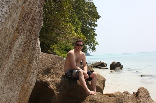 Colin in the Surin Islands