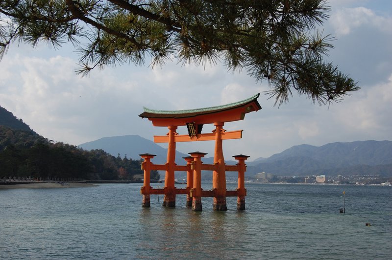 Floating torii