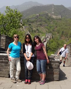 Great Wall with guide Jessie