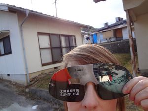 Funky eclipse glasses