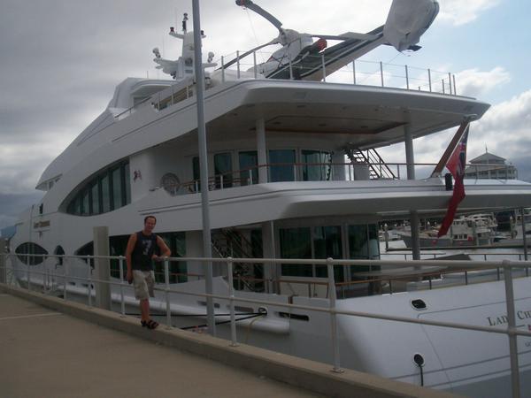 This is a yacht in Cairns.