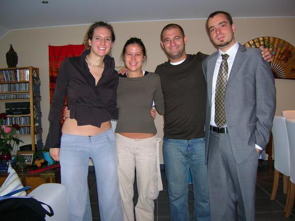 Mike, Ariel, Donata and Sara in Esch