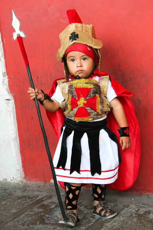 Wee Roman Soldier - maybe 1.5 yrs old!