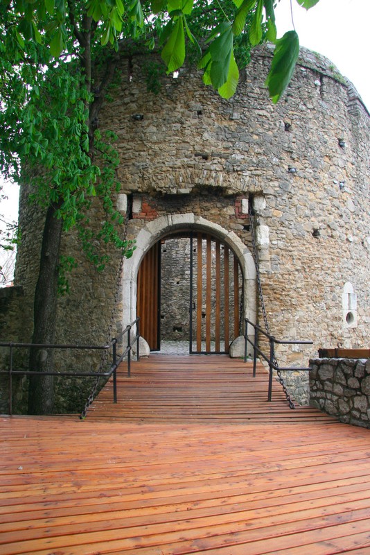 Beautiful gate in Pecs along the old city wall